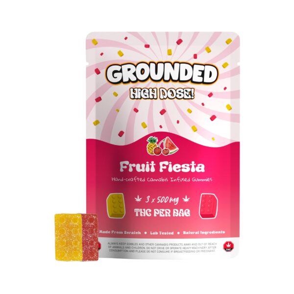 Grounded High Dose Bricks - Fruit Fiesta 1500mg